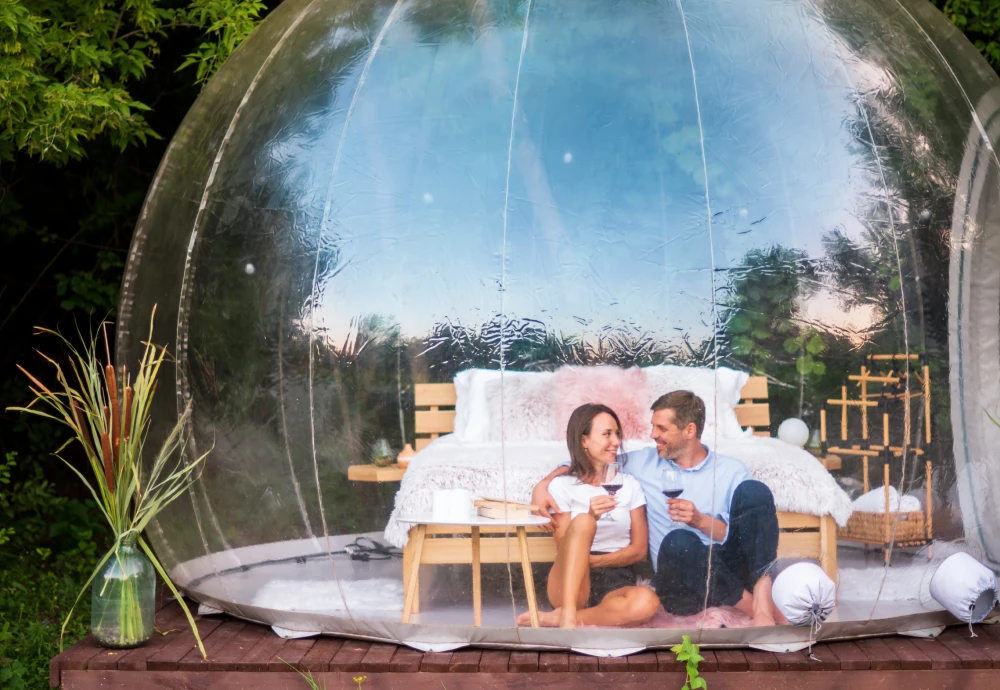 clear camping bubble tent